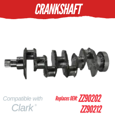 CRANKSHAFT FOR CLARK 1004.40 PERKINS DIESEL REPLC: ZZ90202